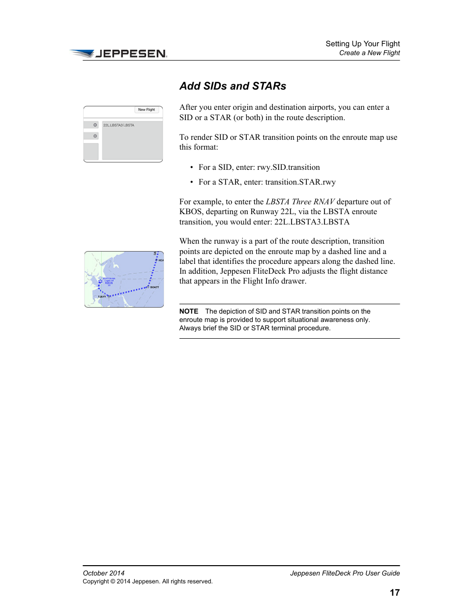 Add sids and stars | Jeppesen FliteDeck Pro (iOS) User Manual | Page 24 / 59