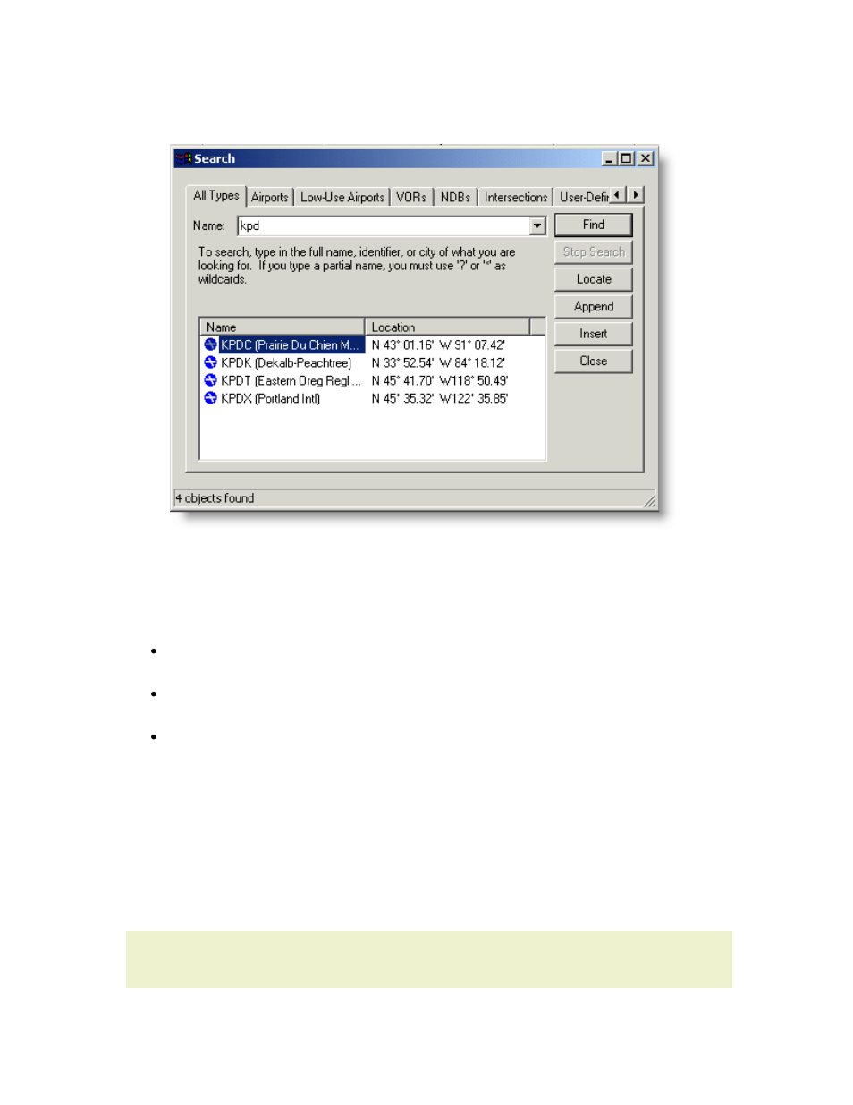 Displaying chart object properties | Jeppesen JeppView 3 User Manual | Page 115 / 273