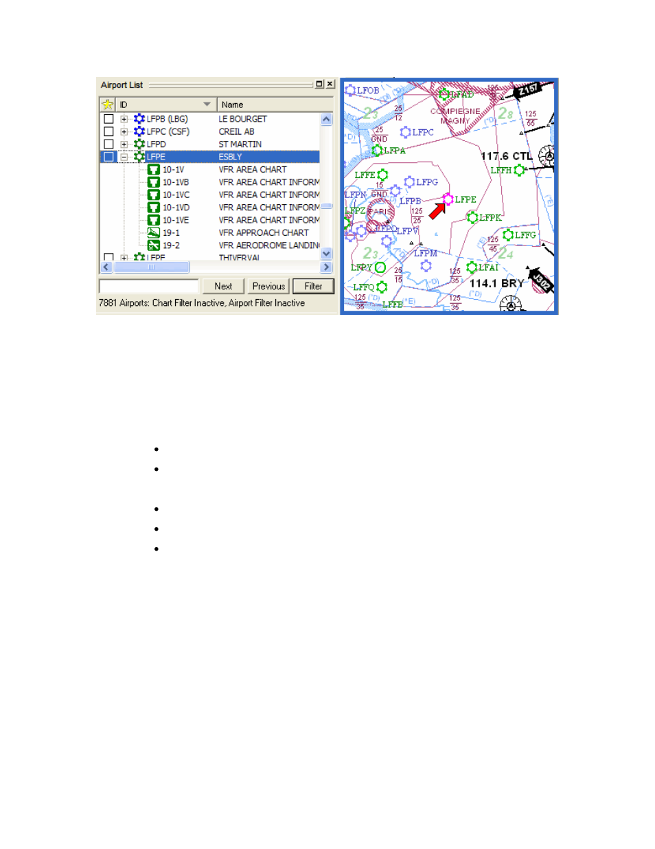 Printing by sort order, Airport properties | Jeppesen JeppView 3 User Manual | Page 133 / 273