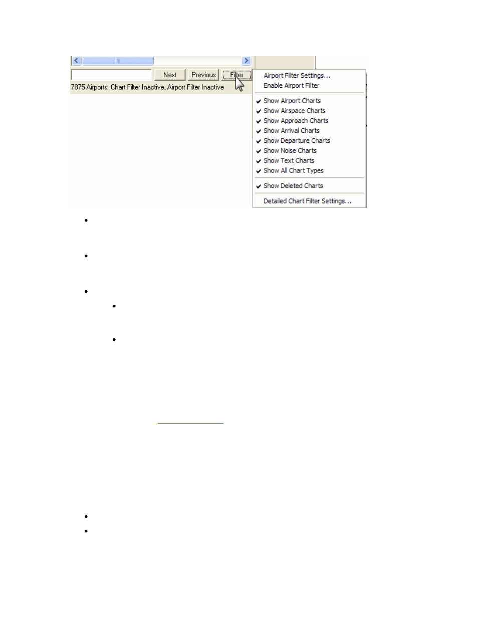 Clearing airport list filters, Geographic area tab, Geographic area filter | Geographic area, Geographic filter settings | Jeppesen JeppView 3 User Manual | Page 147 / 273