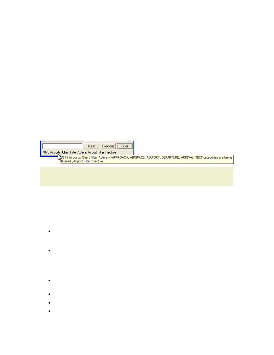 Terminal chart filters, Terminal chart filter status, Quick terminal chart filters | Filter terminal charts, Terminal chart, Detailed filtering criteria | Jeppesen JeppView 3 User Manual | Page 166 / 273