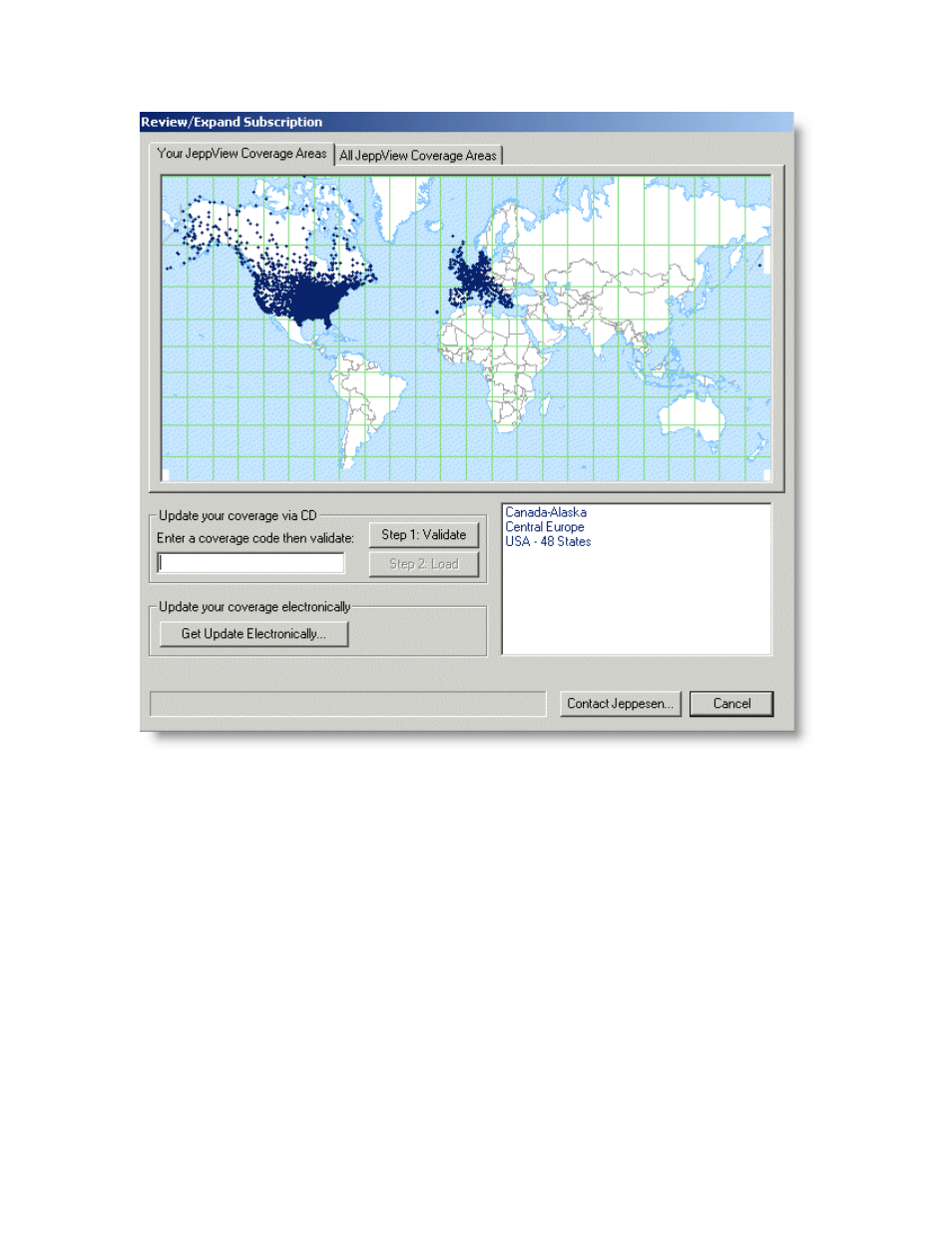 Expanding your regional coverage area, Determining additional coverage areas | Jeppesen JeppView 3 User Manual | Page 58 / 273