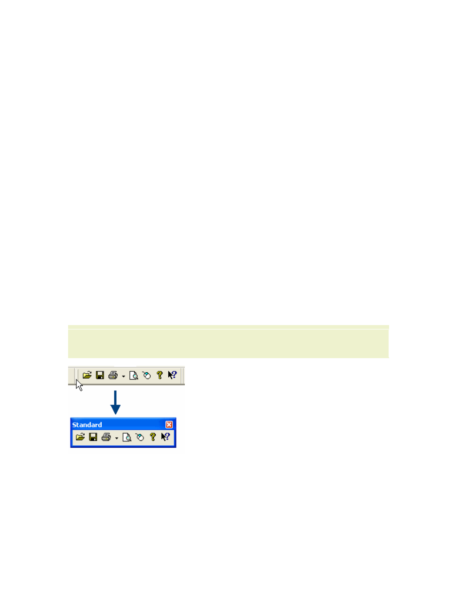 Arranging list windows and toolbars, Toolbars, Undocking a toolbar | Moving a toolbar, Arrange or move | Jeppesen JeppView 3 User Manual | Page 91 / 273