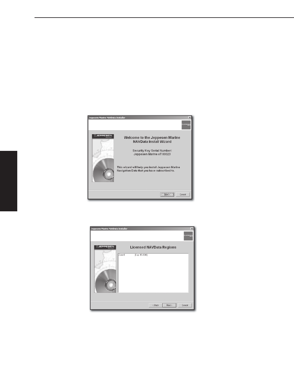 Step 3. install supplemental navdata | Jeppesen Marine Workboat Navigator 1.3 User Manual | Page 18 / 58