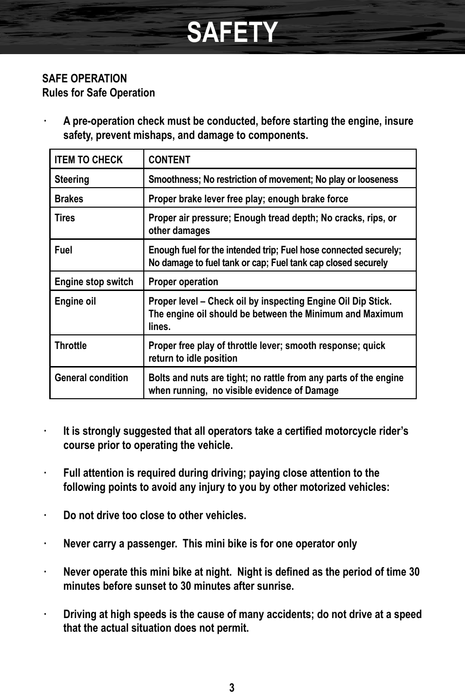 Safety | Bajaj Electricals DB30 User Manual | Page 6 / 33