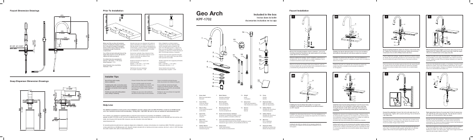 Kraus KPF-1702-KSD-42SS User Manual | 2 pages