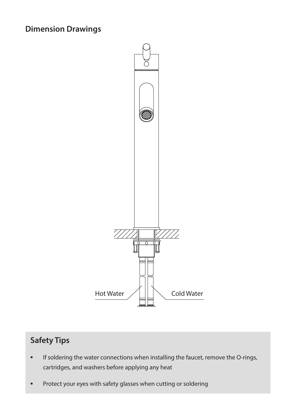 Flush the pipes do not disassemble | Kraus FVS-1002 User Manual | Page 4 / 12