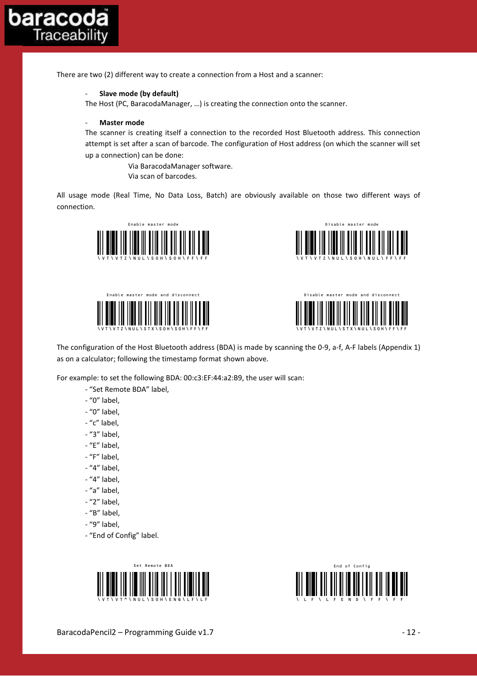 Data capture for workforce in motion | Baracoda BaracodaPencil2 User Manual | Page 12 / 39