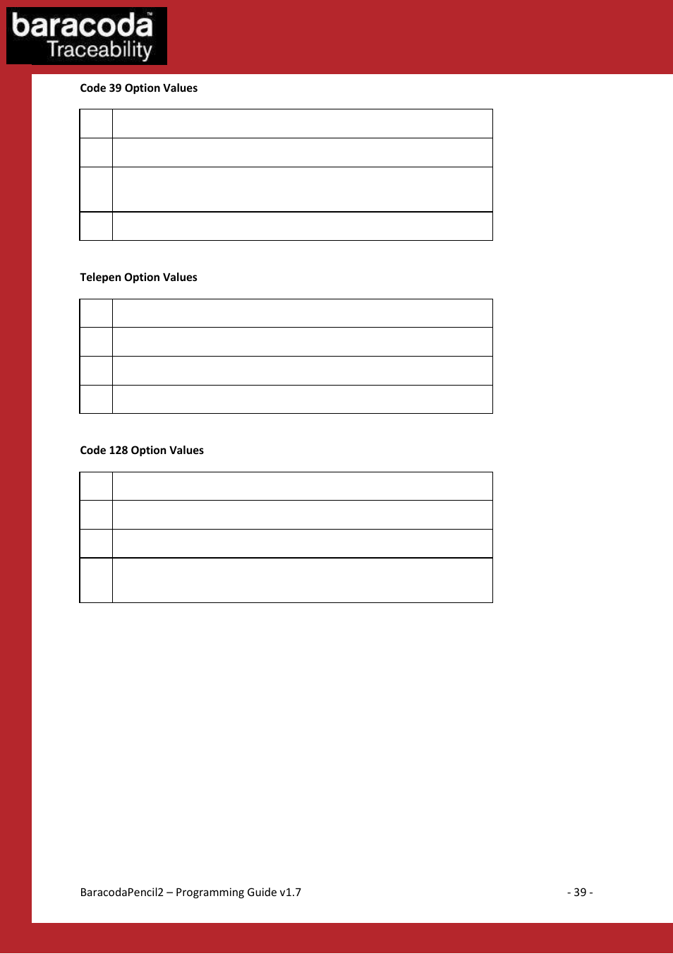 Baracoda BaracodaPencil2 User Manual | Page 39 / 39