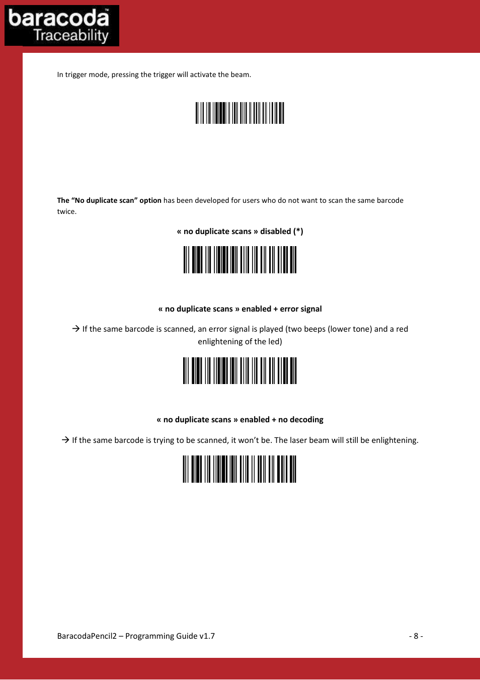 Baracoda BaracodaPencil2 User Manual | Page 8 / 39