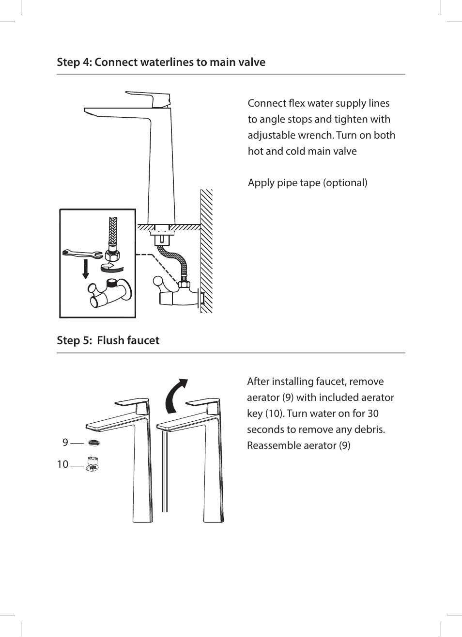 Step 1 step 2 step 5, Step4 step 3 | Kraus KEF-15300 User Manual | Page 8 / 12