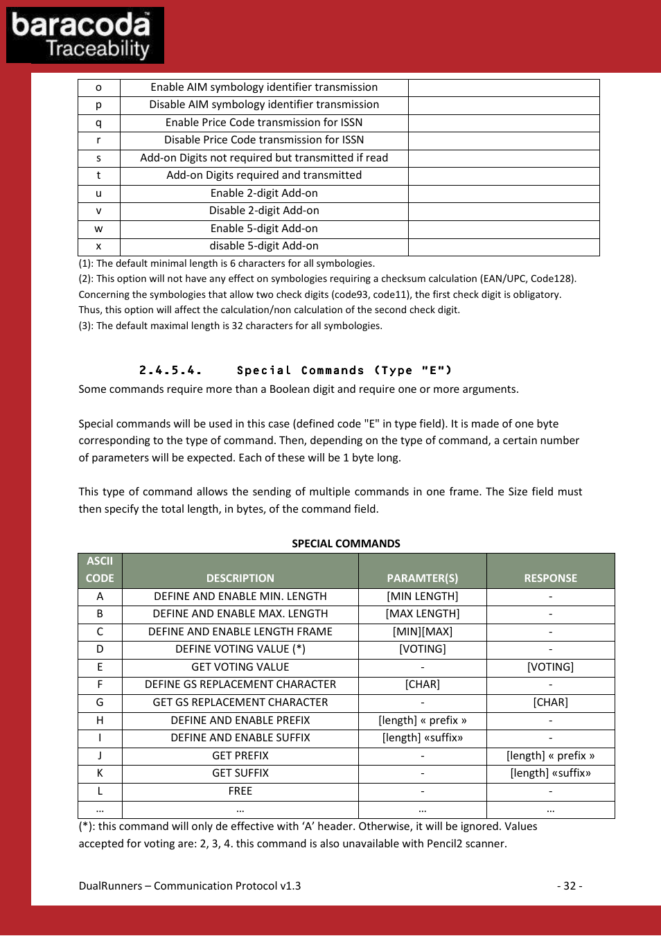 Baracoda Barcode Reader User Manual | Page 32 / 83