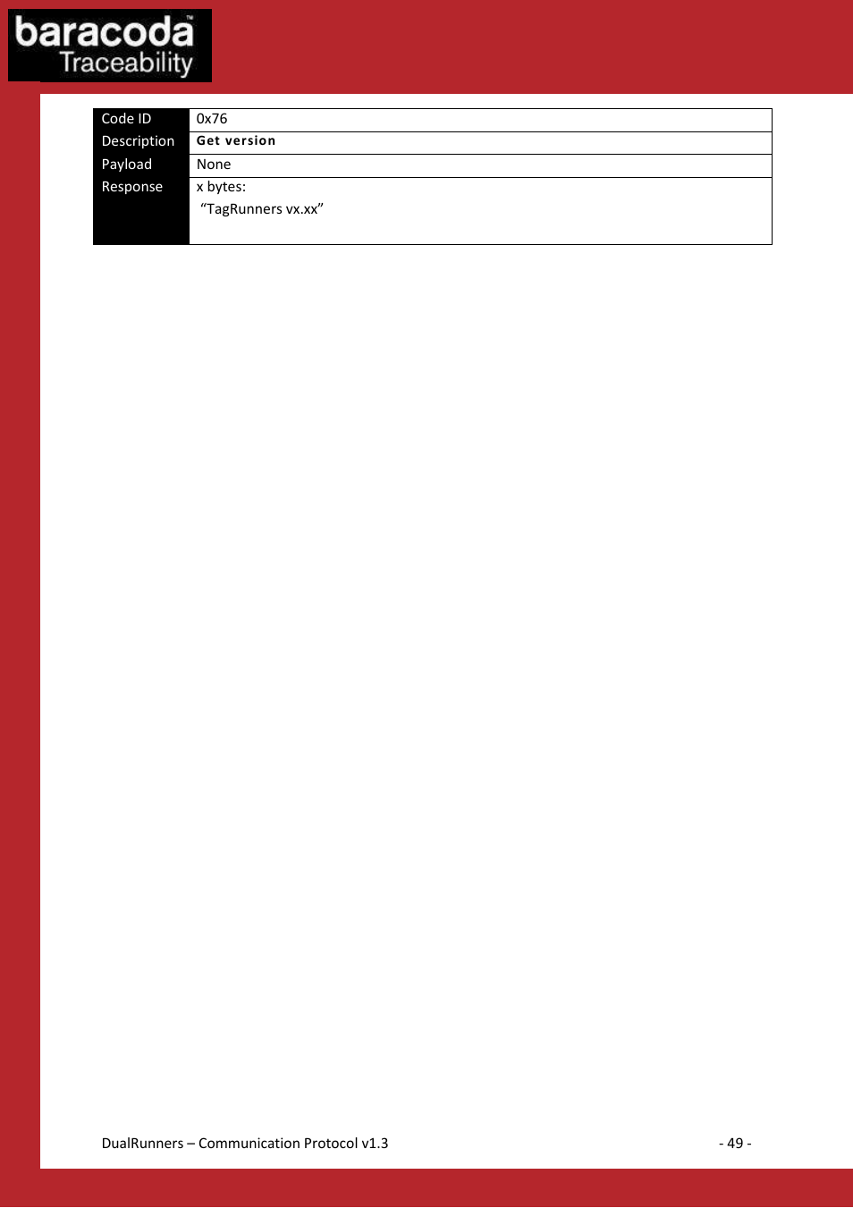 Baracoda Barcode Reader User Manual | Page 49 / 83