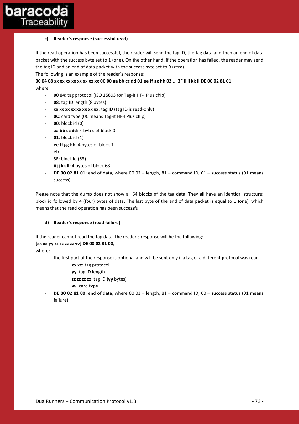 Data capture for workforce in motion | Baracoda Barcode Reader User Manual | Page 73 / 83