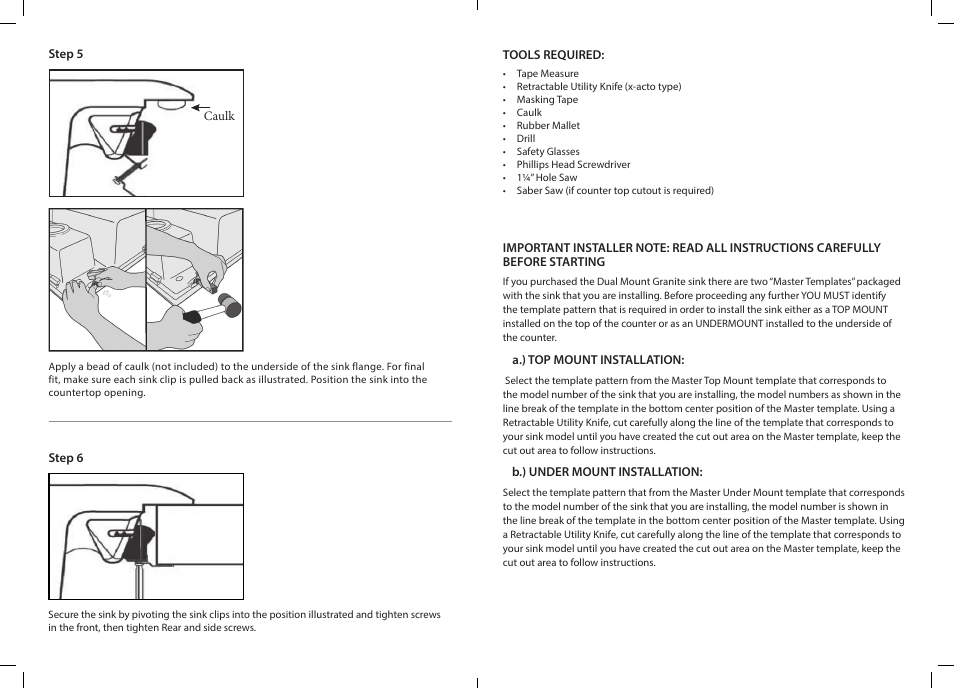 Kraus KGU-434B User Manual | Page 4 / 4