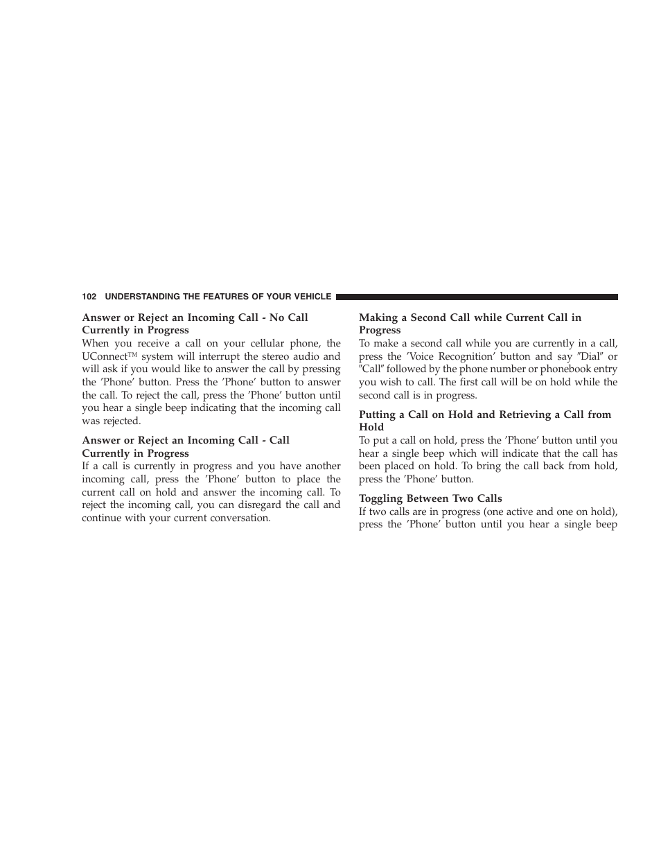 Dodge 2005 Grand Caravan User Manual | Page 102 / 480