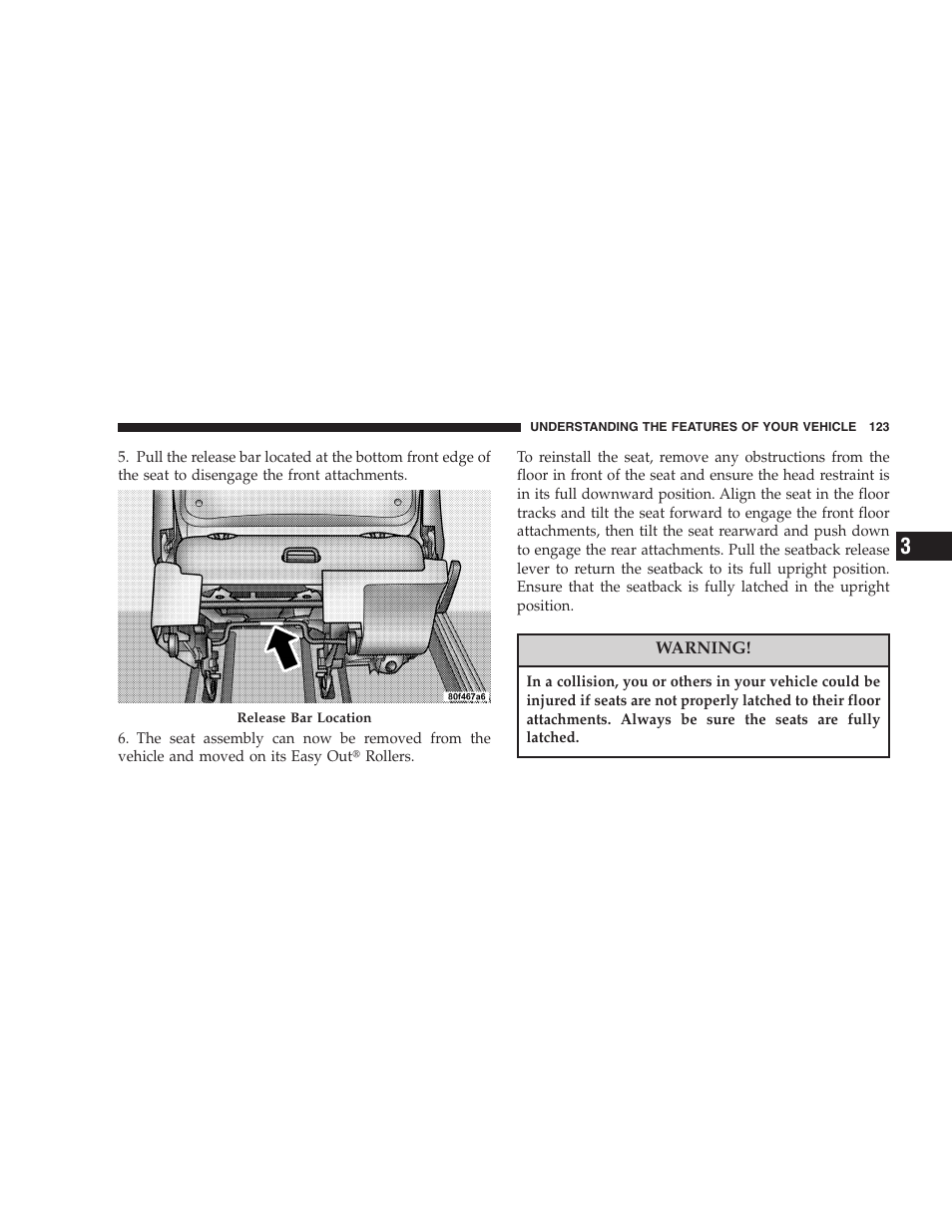 Dodge 2005 Grand Caravan User Manual | Page 123 / 480