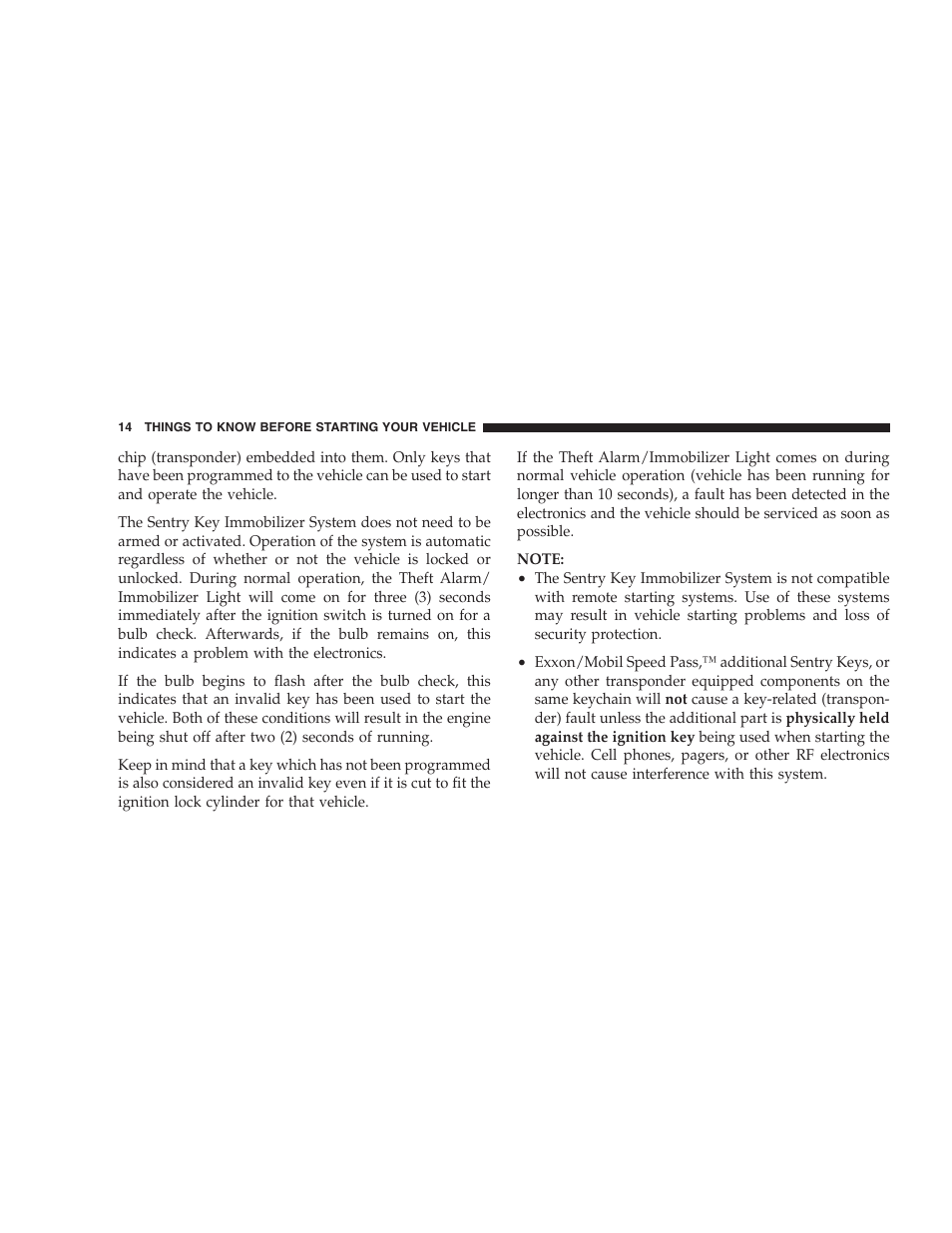 Dodge 2005 Grand Caravan User Manual | Page 14 / 480