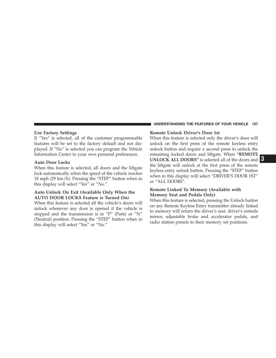 Dodge 2005 Grand Caravan User Manual | Page 157 / 480