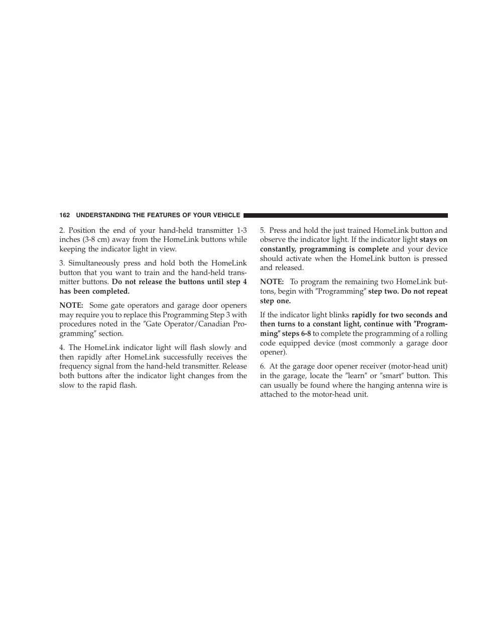 Dodge 2005 Grand Caravan User Manual | Page 162 / 480