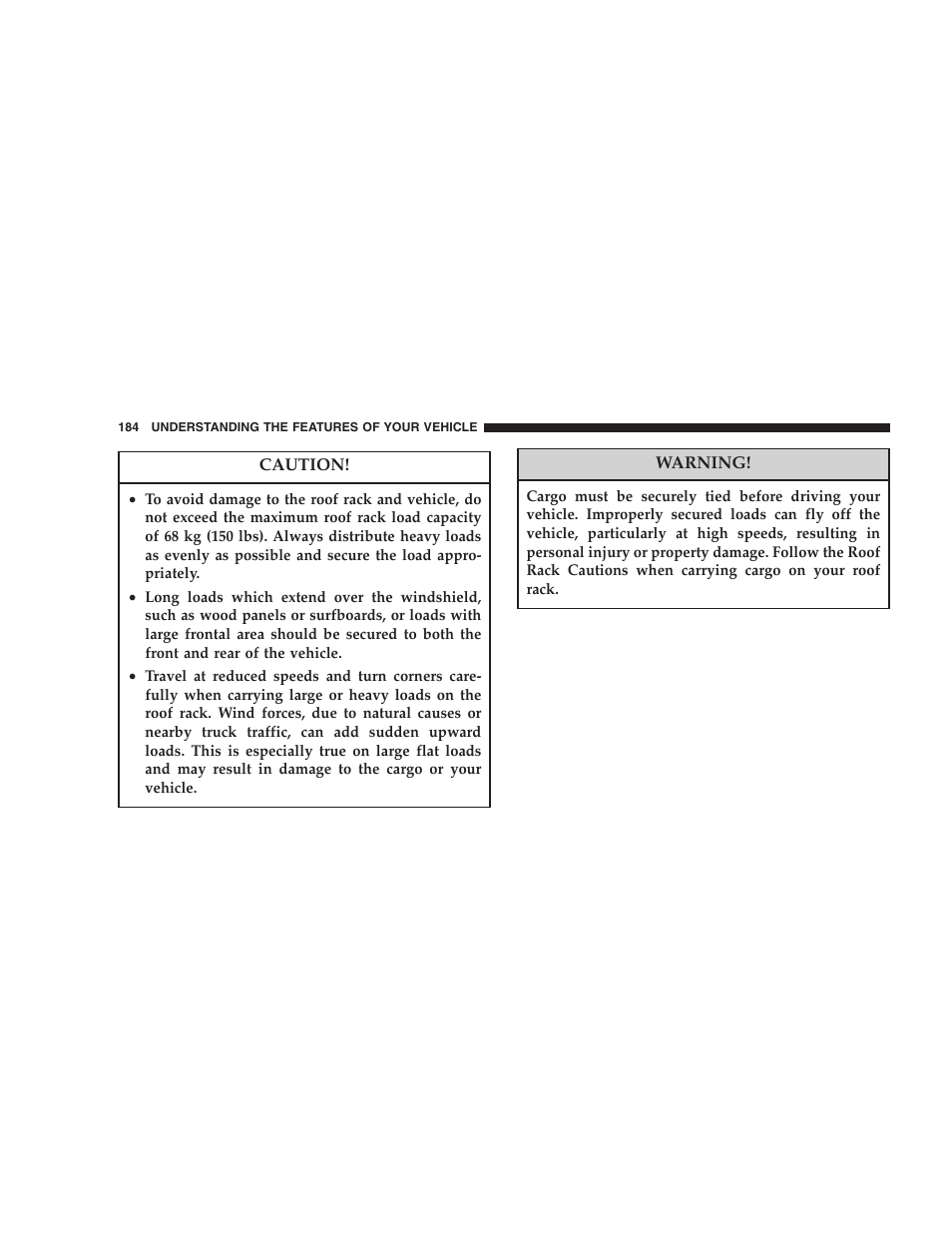 Dodge 2005 Grand Caravan User Manual | Page 184 / 480