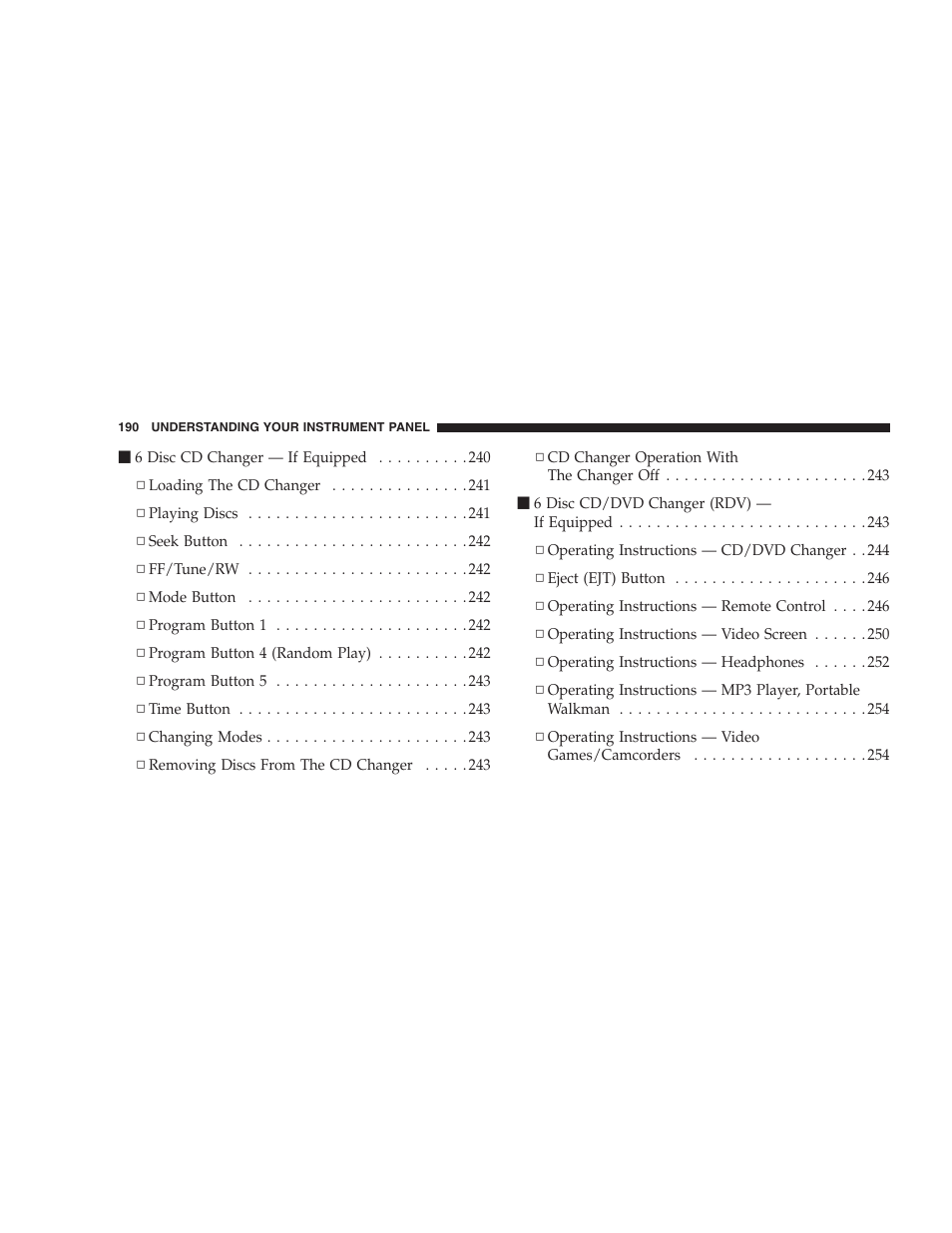 Dodge 2005 Grand Caravan User Manual | Page 190 / 480
