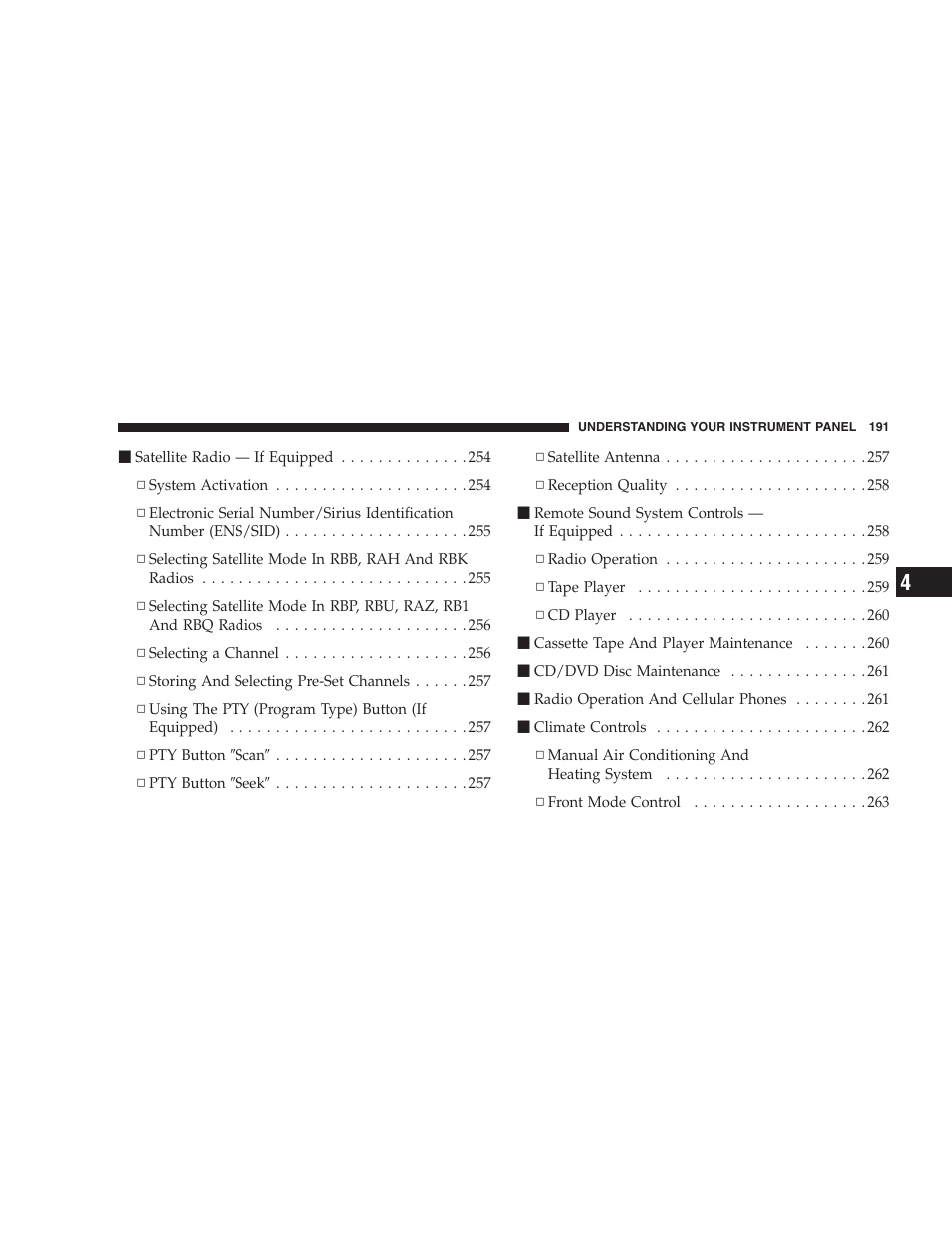 Dodge 2005 Grand Caravan User Manual | Page 191 / 480