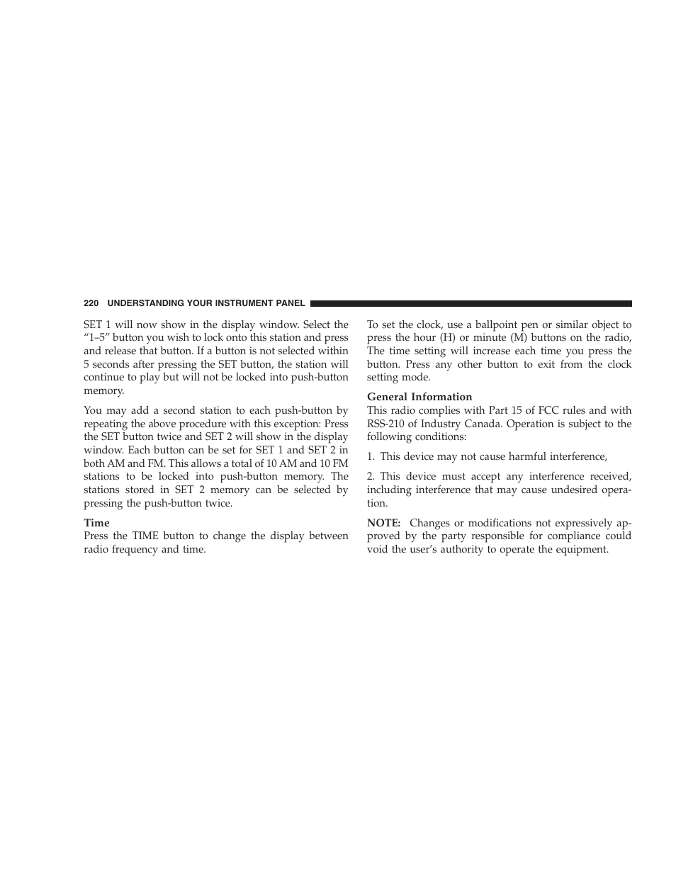 Dodge 2005 Grand Caravan User Manual | Page 220 / 480