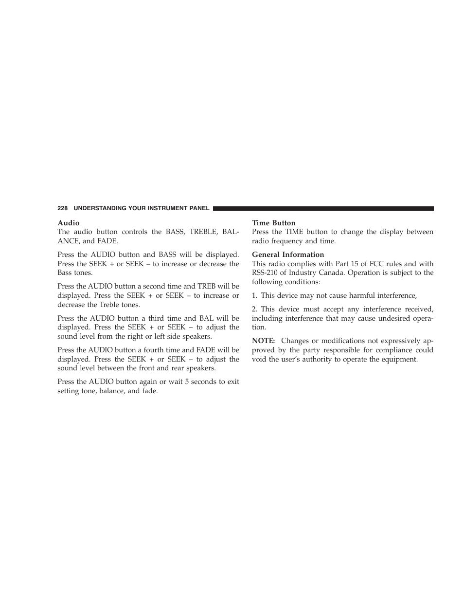 Dodge 2005 Grand Caravan User Manual | Page 228 / 480