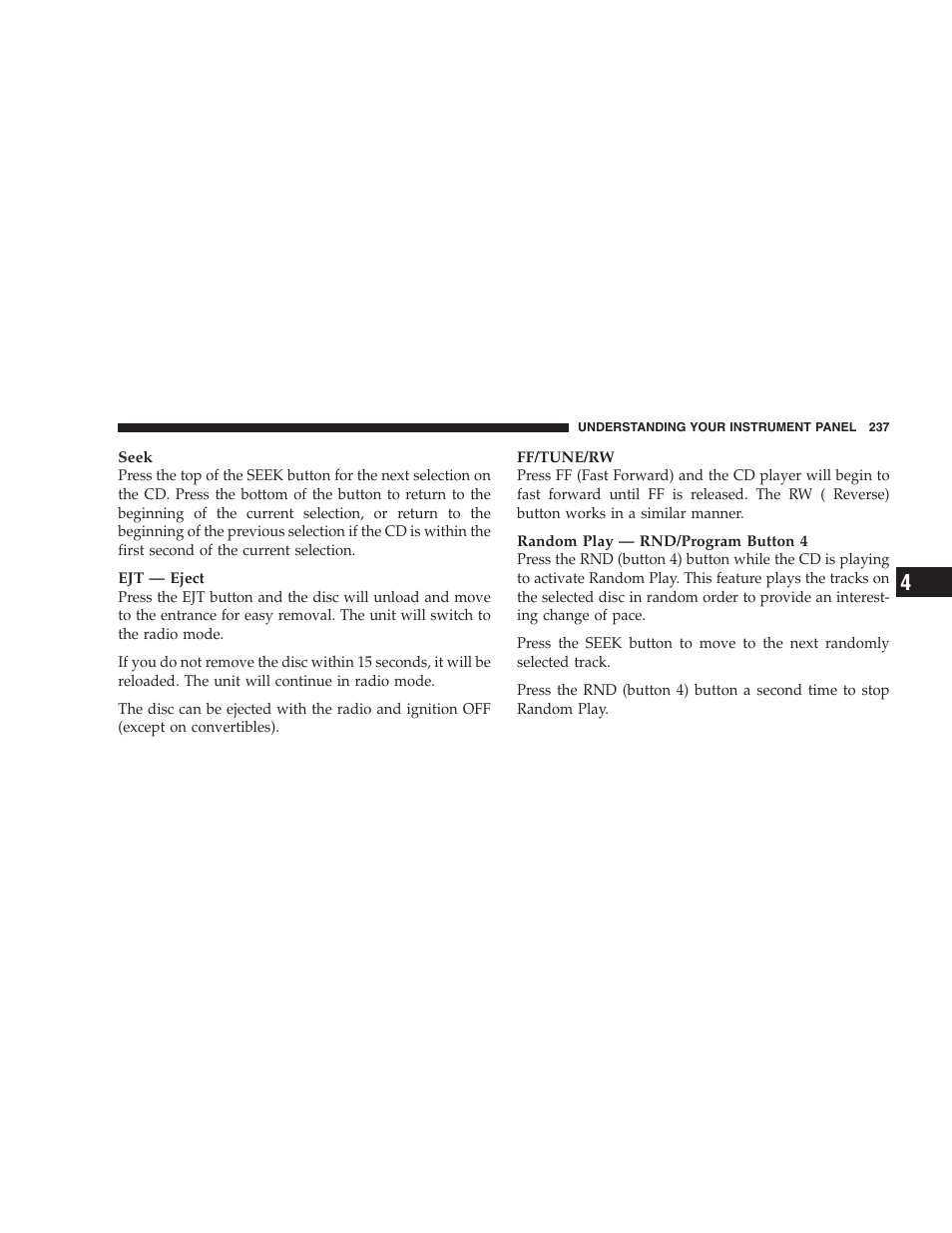 Dodge 2005 Grand Caravan User Manual | Page 237 / 480