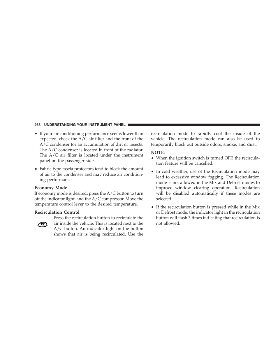 Dodge 2005 Grand Caravan User Manual | Page 268 / 480