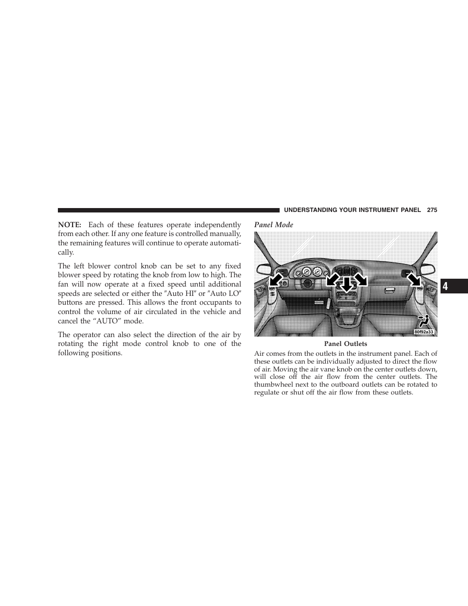 Dodge 2005 Grand Caravan User Manual | Page 275 / 480