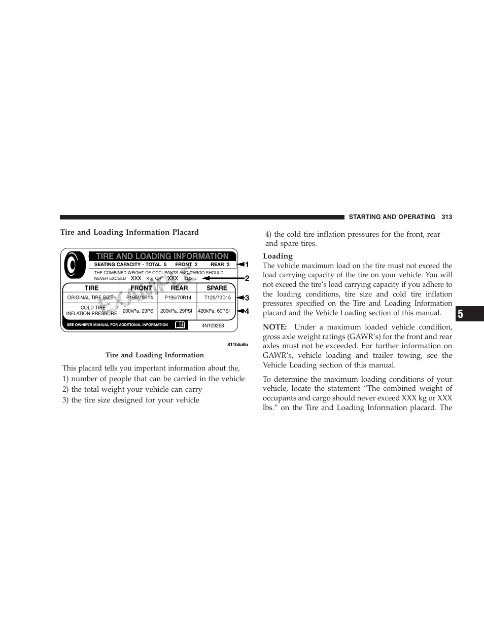 Dodge 2005 Grand Caravan User Manual | Page 313 / 480