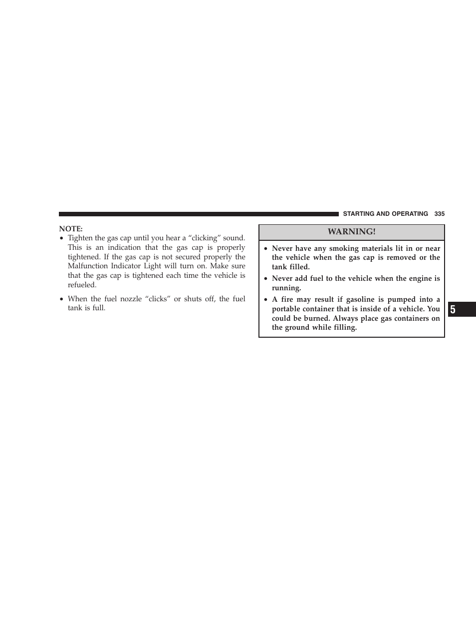 Dodge 2005 Grand Caravan User Manual | Page 335 / 480