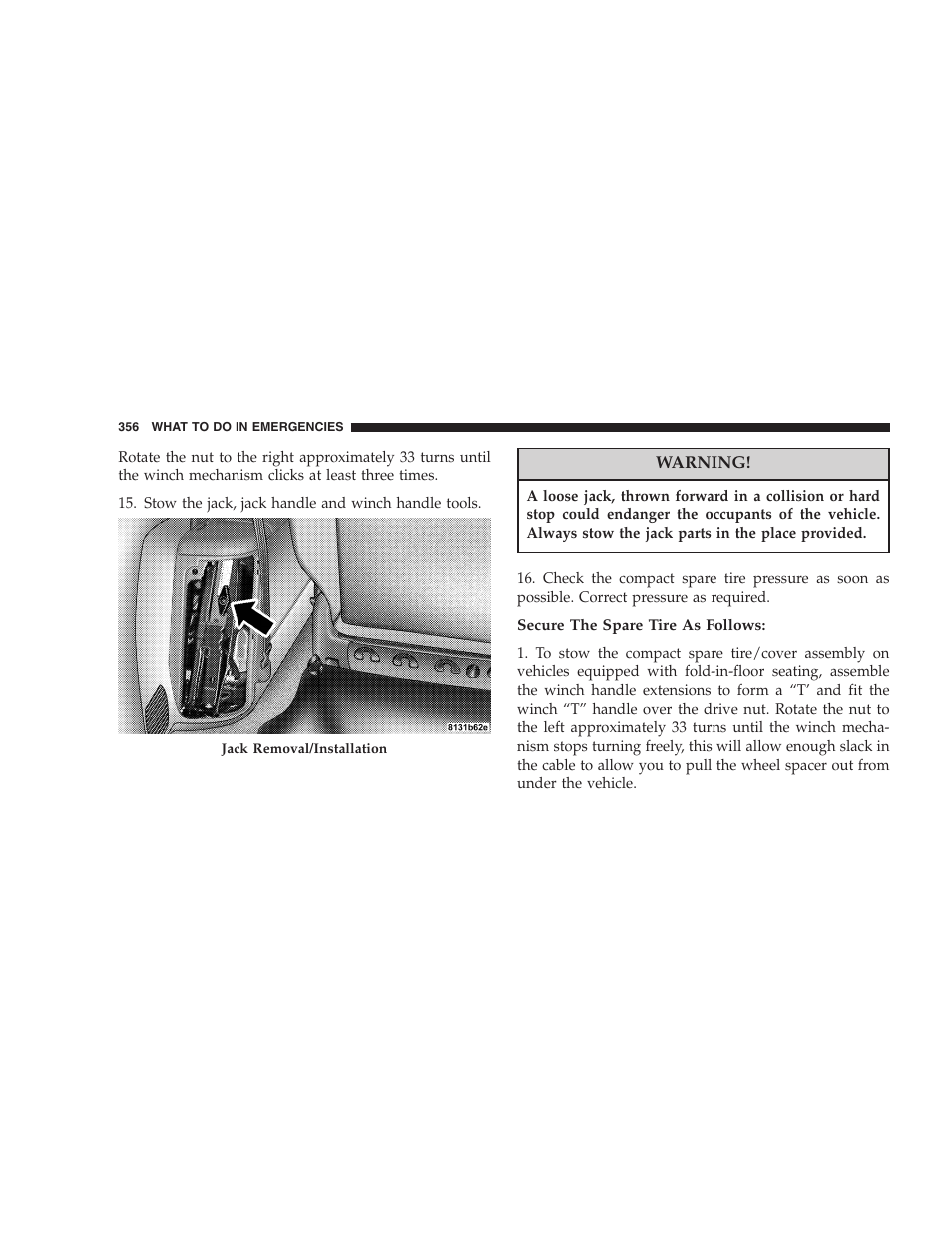 Dodge 2005 Grand Caravan User Manual | Page 356 / 480