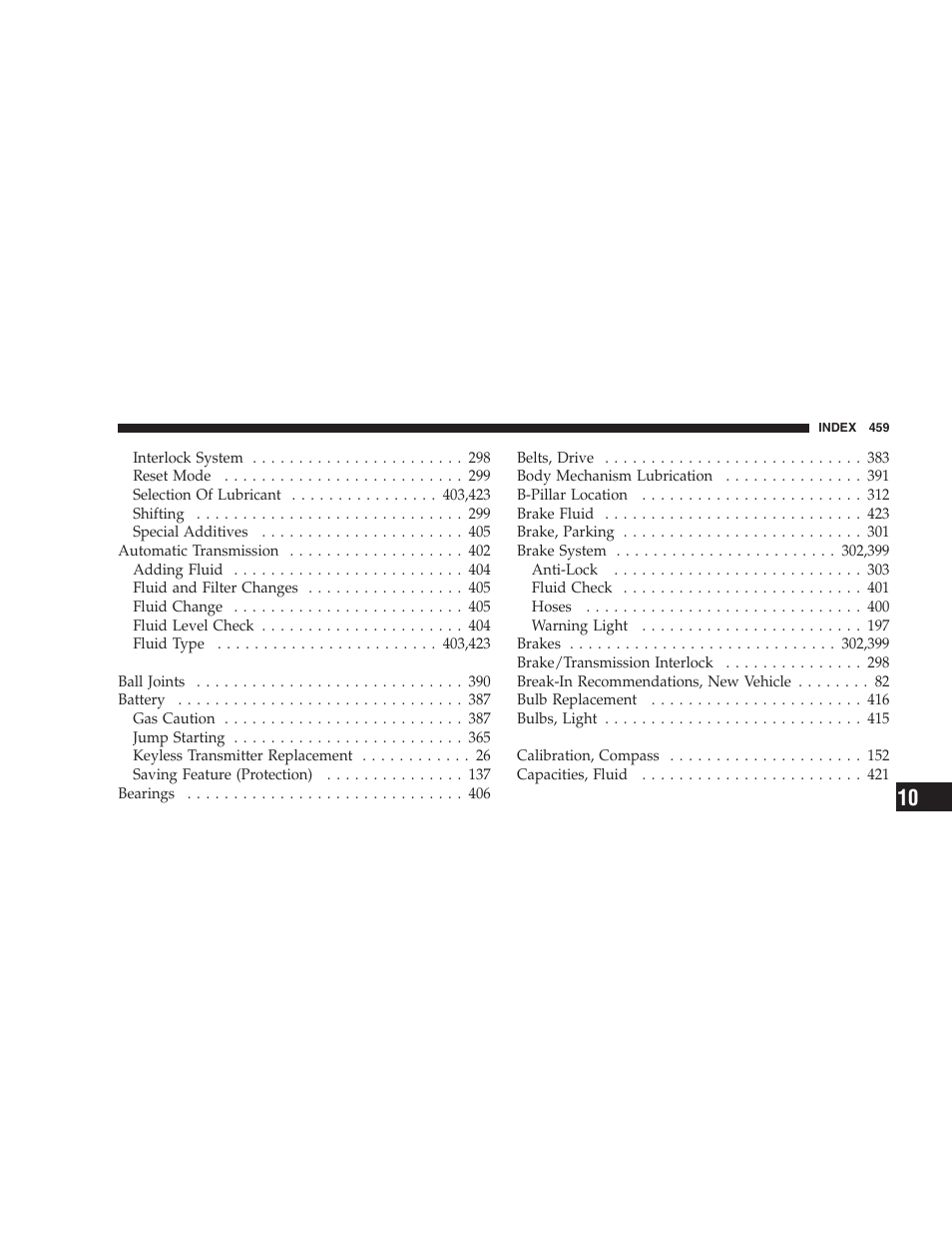 Dodge 2005 Grand Caravan User Manual | Page 459 / 480