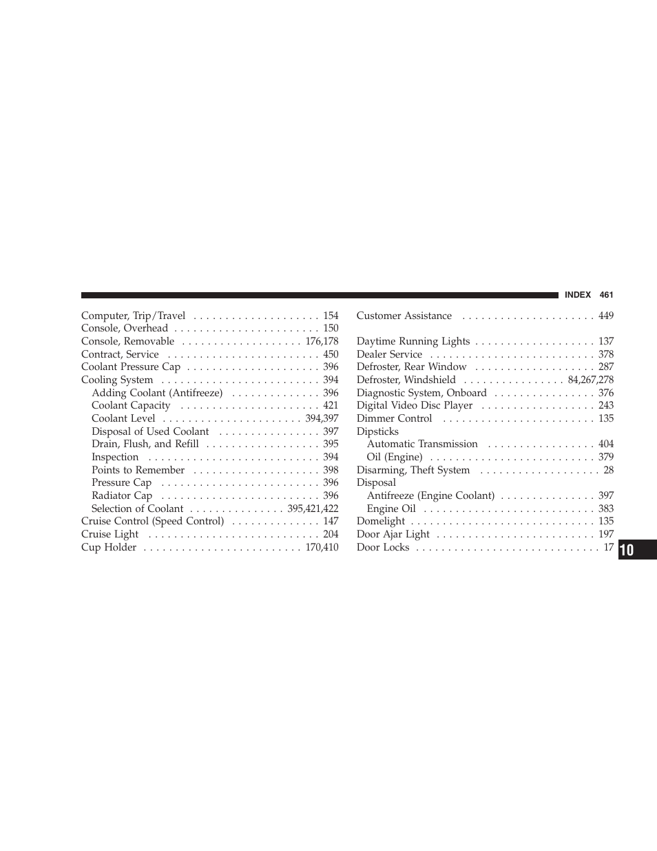 Dodge 2005 Grand Caravan User Manual | Page 461 / 480