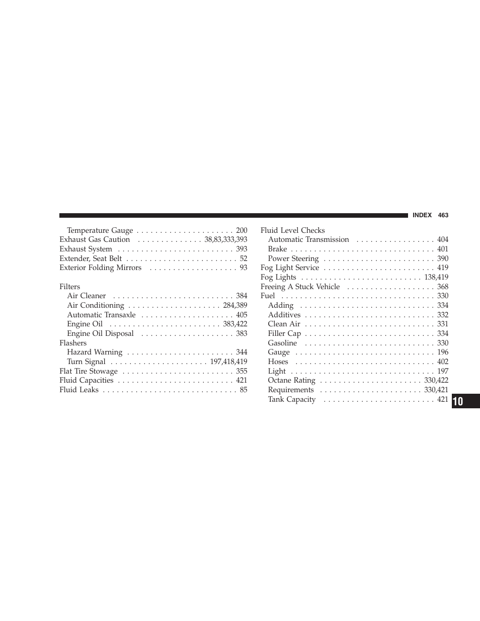 Dodge 2005 Grand Caravan User Manual | Page 463 / 480