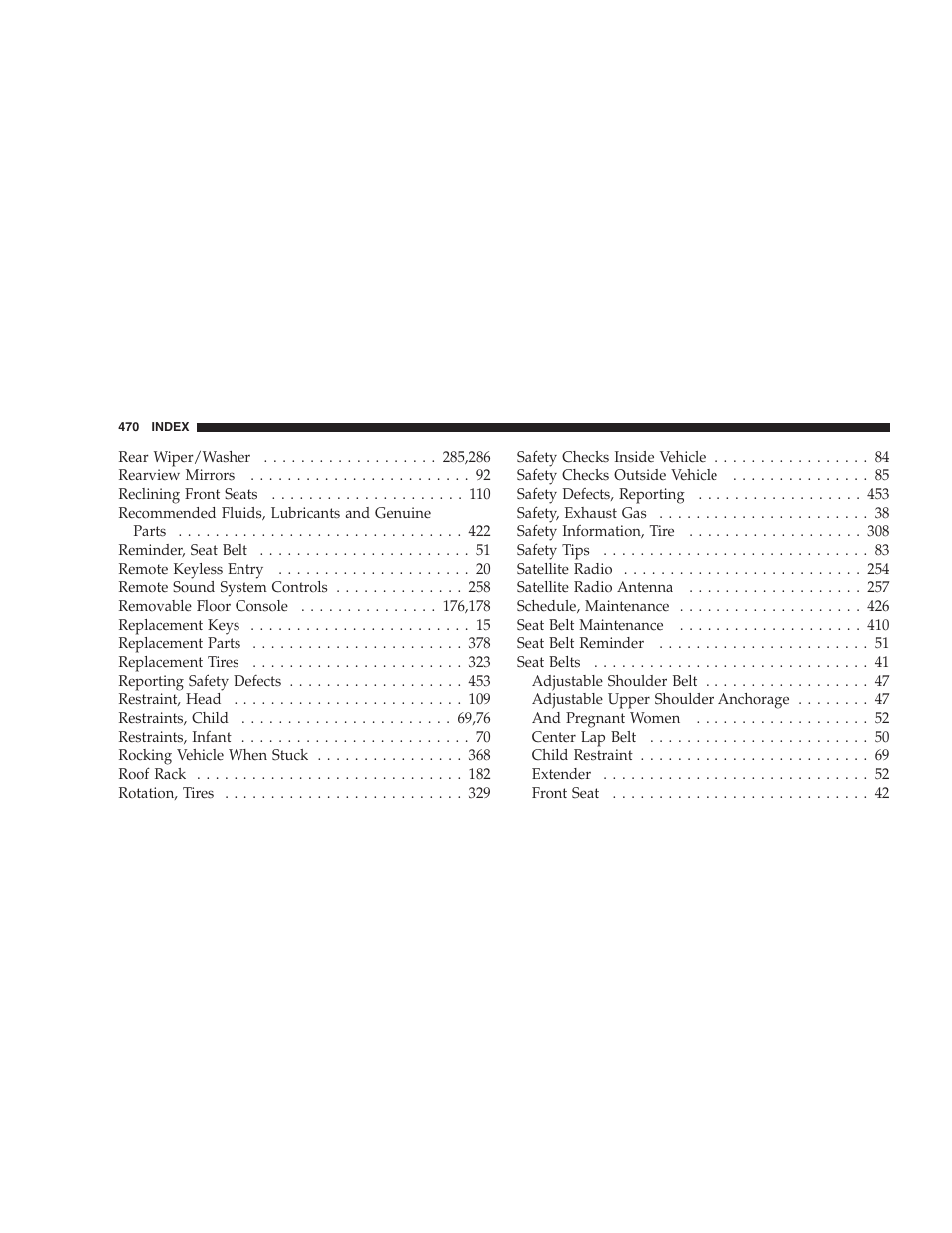 Dodge 2005 Grand Caravan User Manual | Page 470 / 480