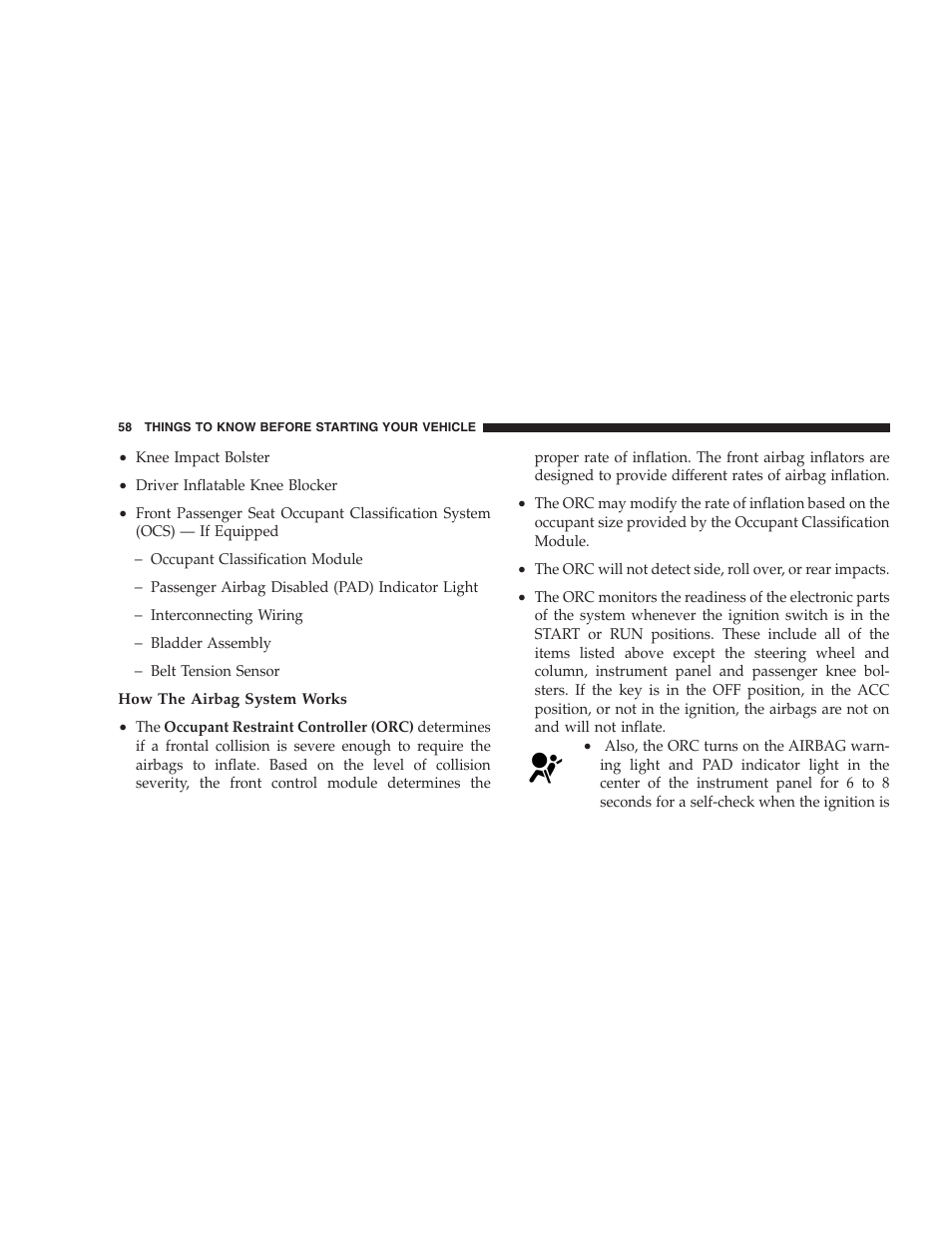 Dodge 2005 Grand Caravan User Manual | Page 58 / 480