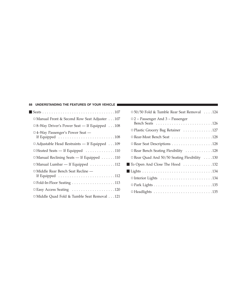 Dodge 2005 Grand Caravan User Manual | Page 88 / 480