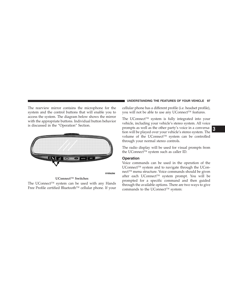 Operation | Dodge 2005 Grand Caravan User Manual | Page 97 / 480