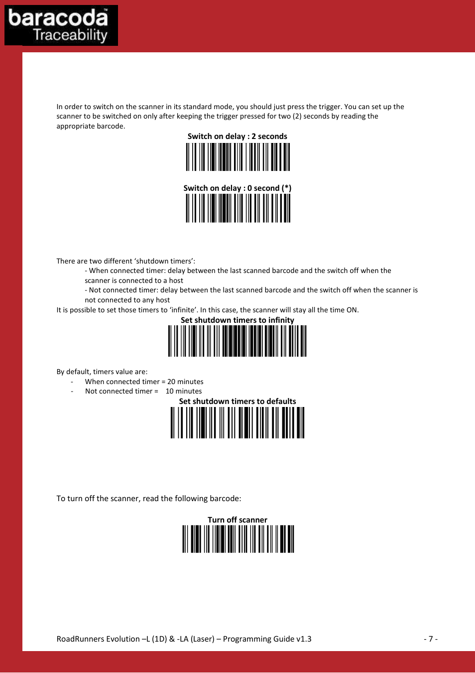 Baracoda advanced features | Baracoda LA User Manual | Page 7 / 48