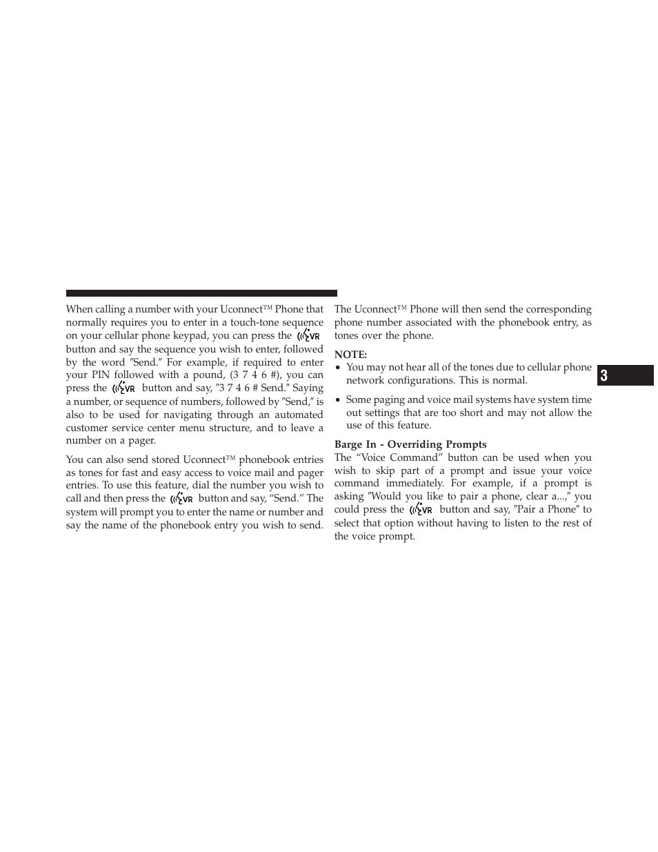 Dodge 2010 Challenger - Owner Manual User Manual | Page 103 / 477