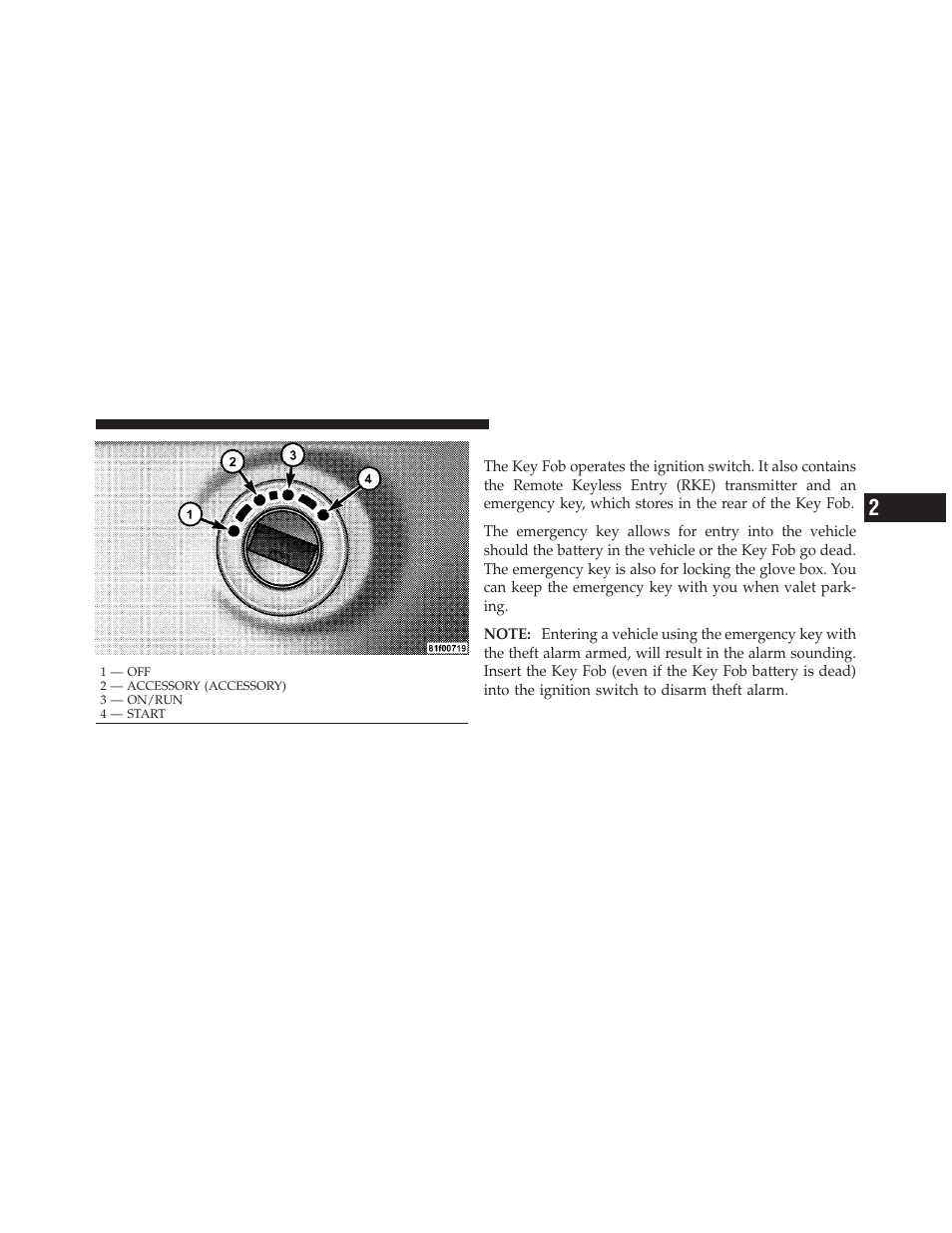 Key fob | Dodge 2010 Challenger - Owner Manual User Manual | Page 15 / 477