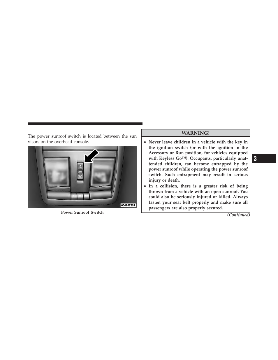 Power sunroof — if equipped | Dodge 2010 Challenger - Owner Manual User Manual | Page 151 / 477