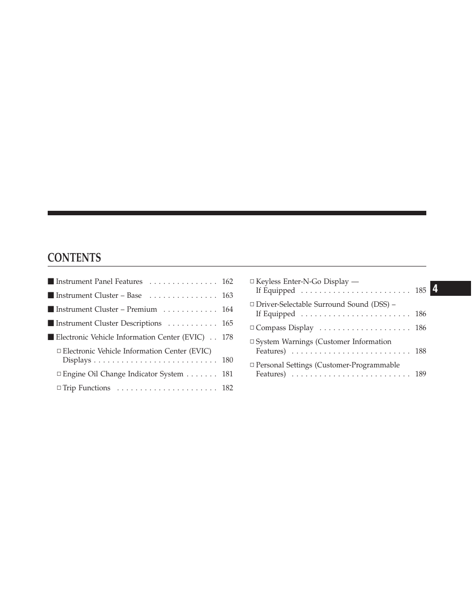 Dodge 2010 Challenger - Owner Manual User Manual | Page 161 / 477