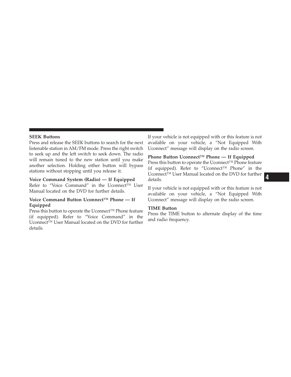 Dodge 2010 Challenger - Owner Manual User Manual | Page 209 / 477