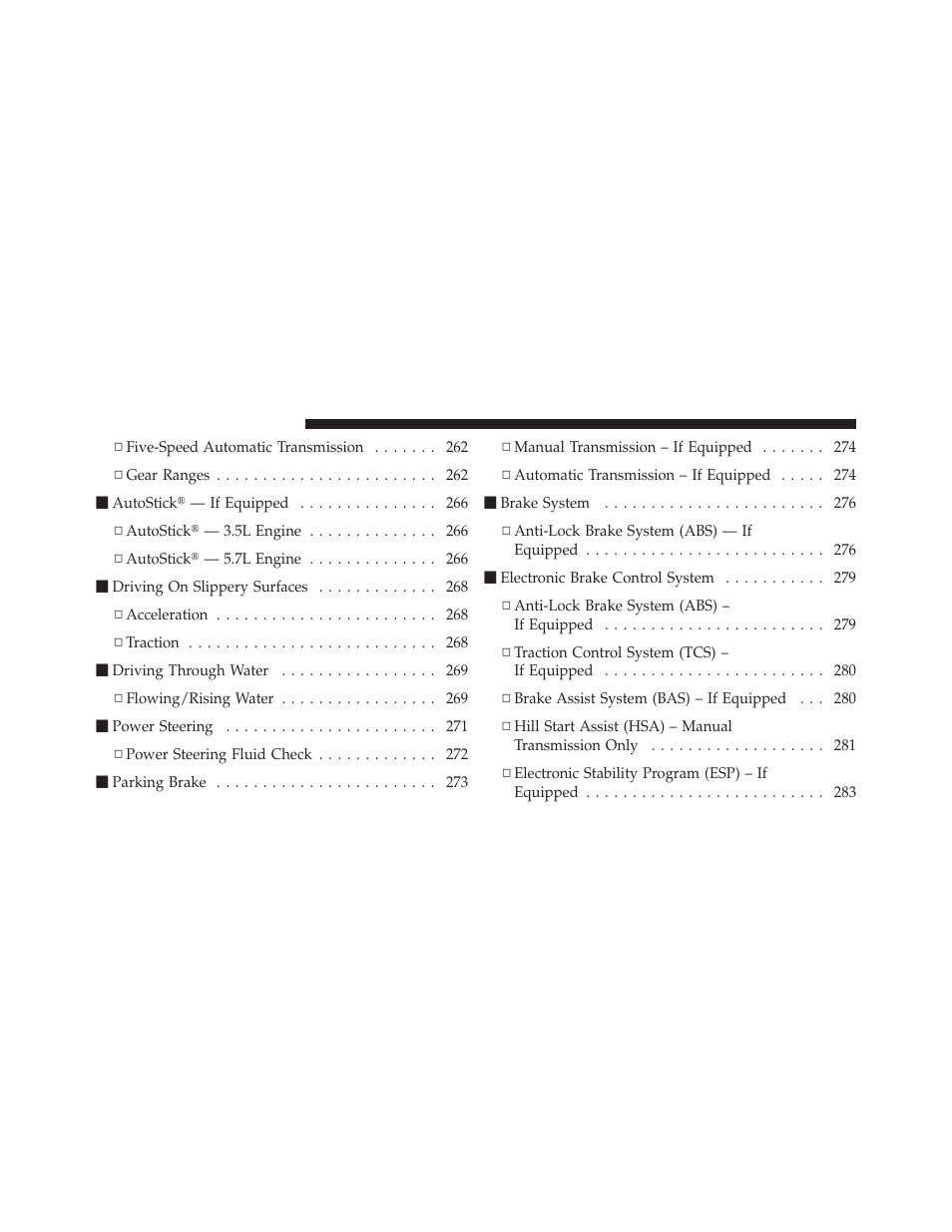 Dodge 2010 Challenger - Owner Manual User Manual | Page 244 / 477