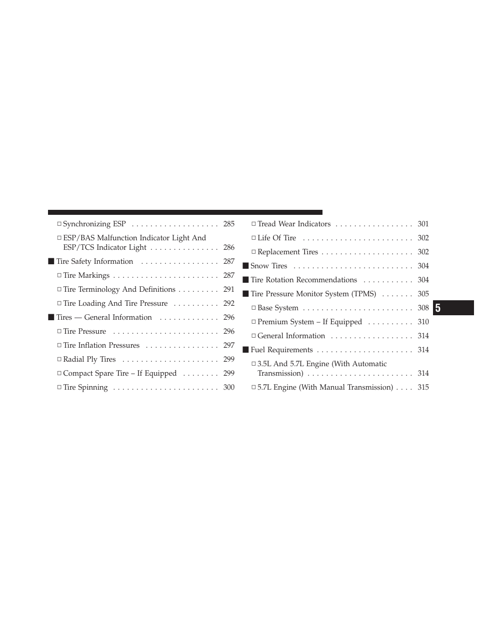 Dodge 2010 Challenger - Owner Manual User Manual | Page 245 / 477